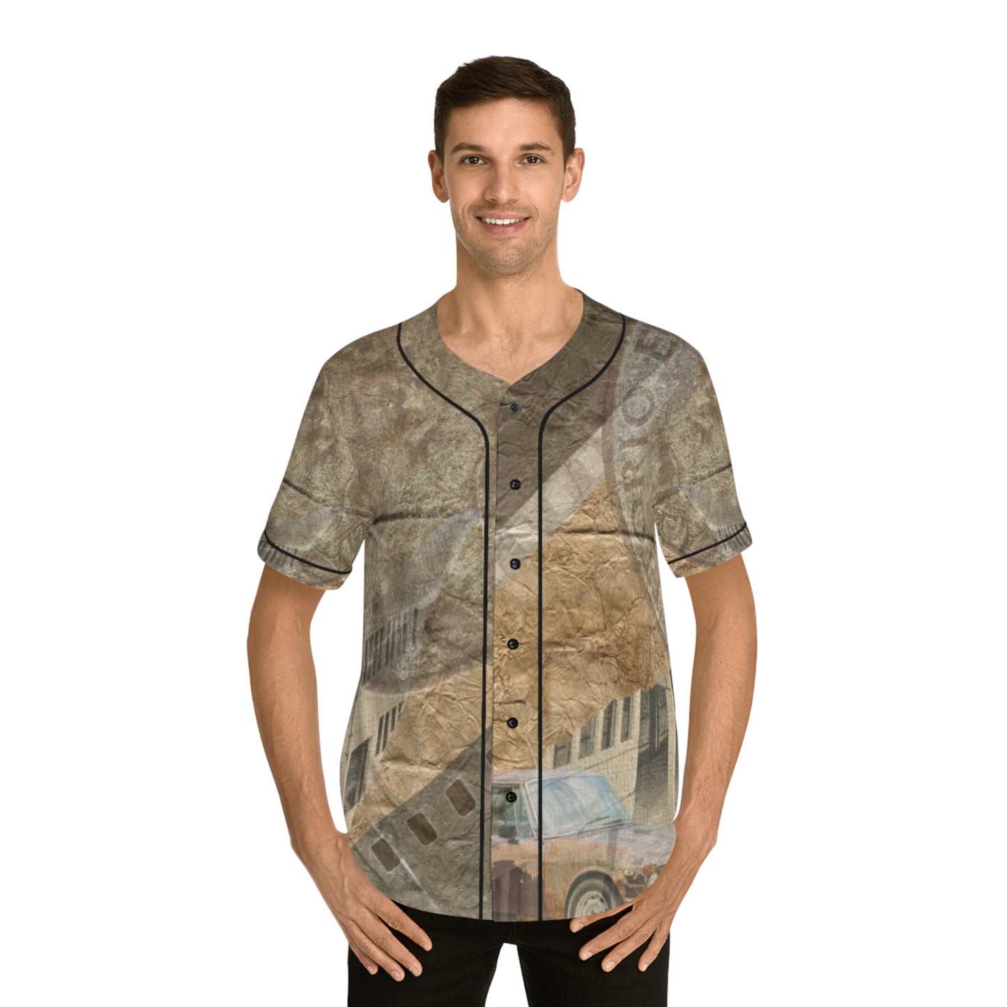 Antiquity Collage Baseball Tee