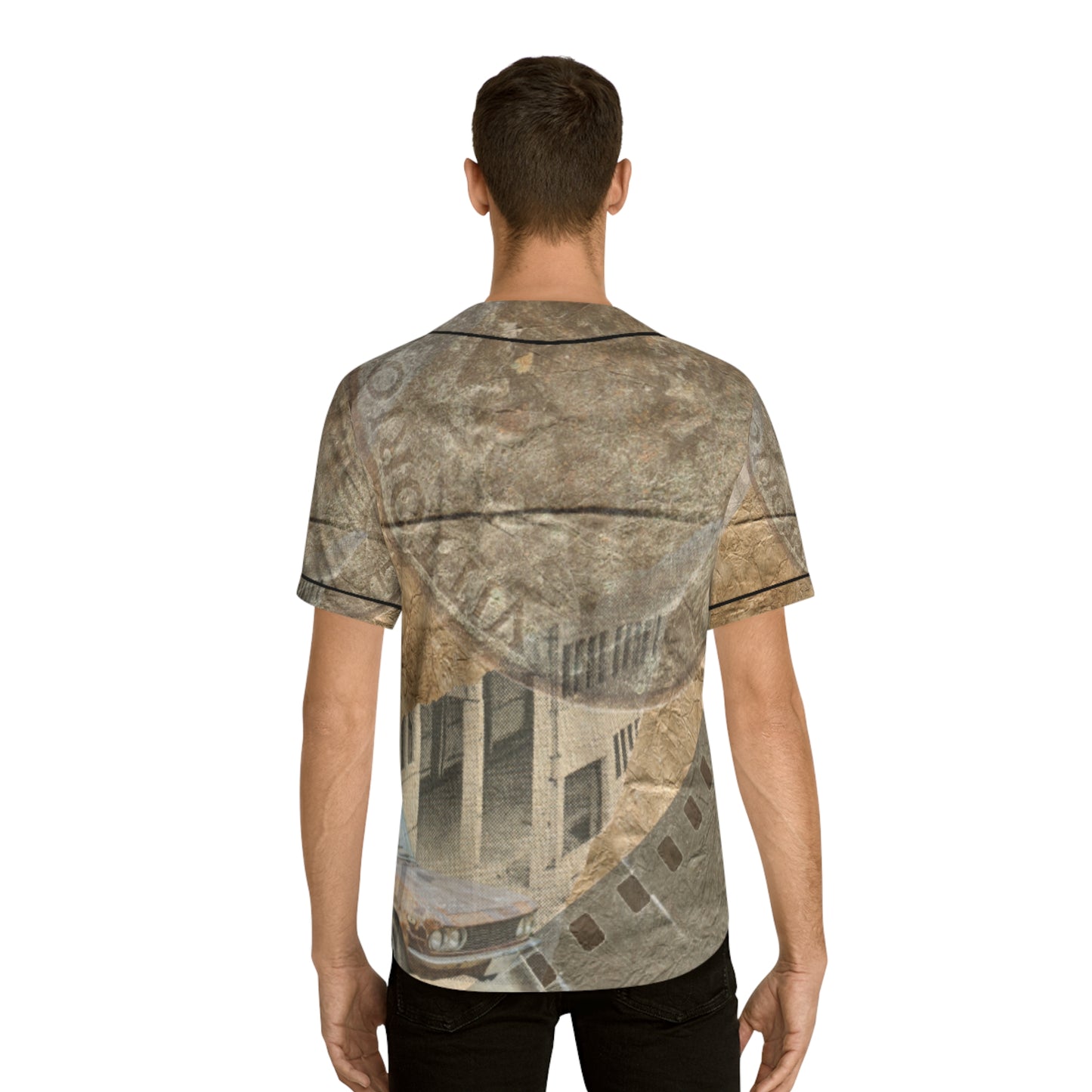 Antiquity Collage Baseball Tee